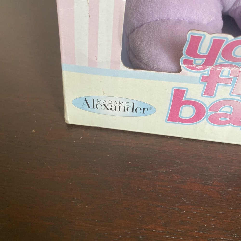 Madame Alexander My First Newborn Baby Doll Soft Fabric Body Lavender NWT - Picture 9 of 15